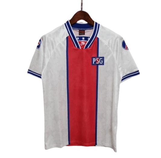 1994/1995 Paris Saint Germain Away white Retro Jersey - GovintageJersey