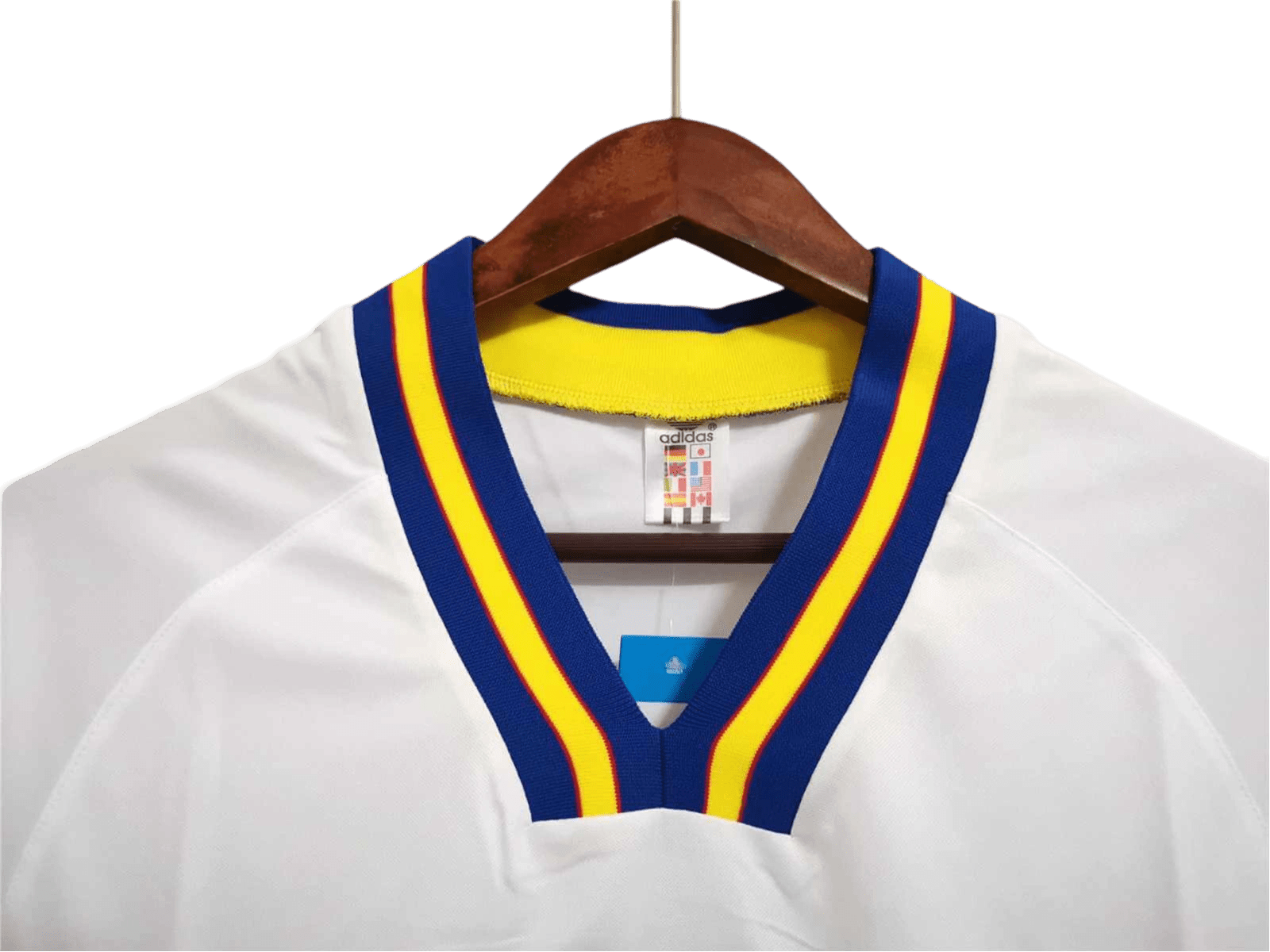 1994/1995 Sweden White Away Retro Kit - ClassicKits433 - GovintageJersey