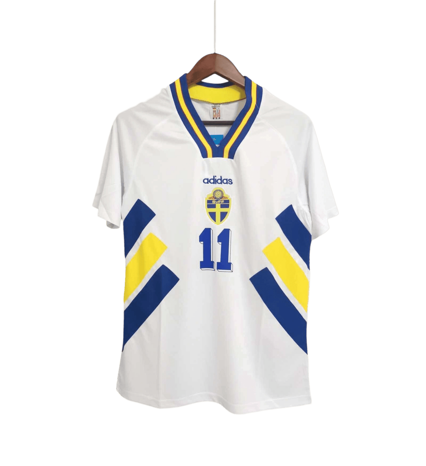 1994/1995 Sweden White Away Retro Kit - ClassicKits433 - GovintageJersey