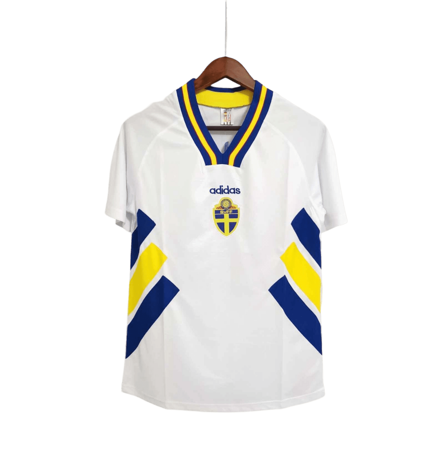 1994/1995 Sweden White Away Retro Kit - ClassicKits433 - GovintageJersey