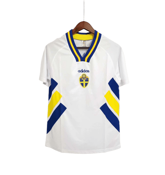 1994/1995 Sweden White Away Retro Kit - ClassicKits433 - GovintageJersey