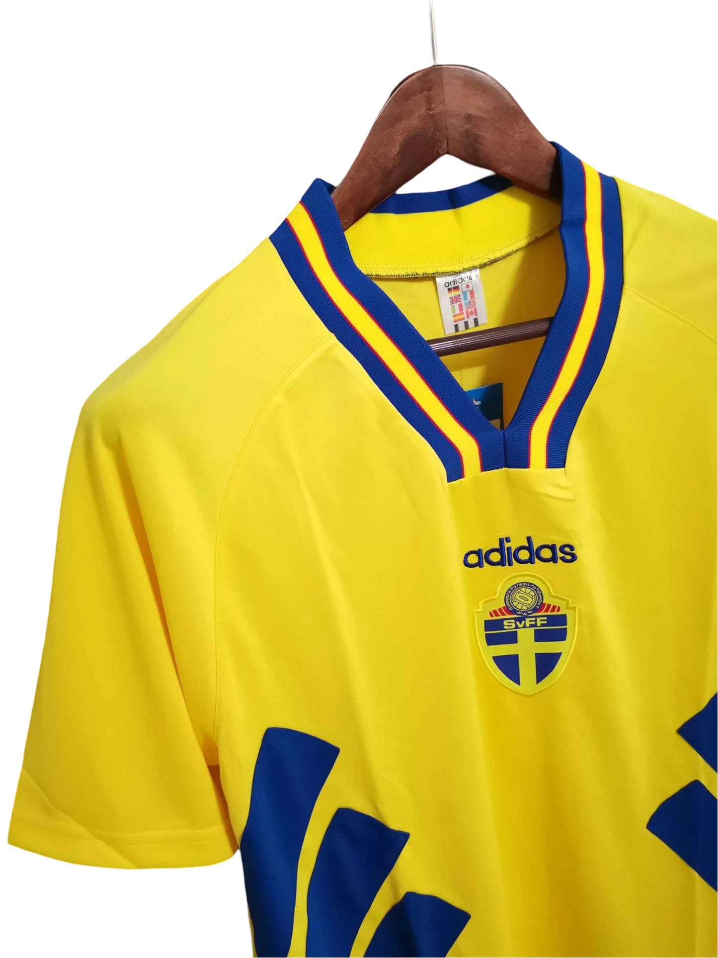 1994/1995 Sweden Yellow Home Retro Kit - ClassicKits433 - GovintageJersey