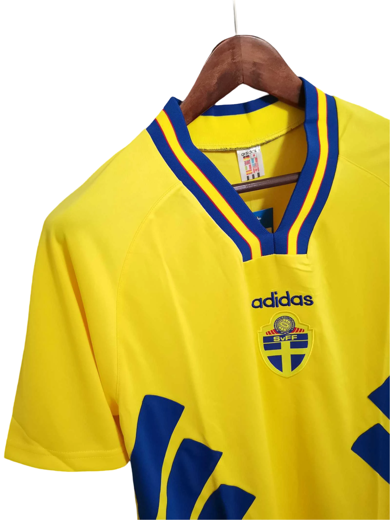 1994/1995 Sweden Yellow Home Retro Kit - ClassicKits433 - GovintageJersey