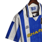 1994/1996 Manchester United SHARP - Blue & White Third Retro Kit - ClassicKits433 - GovintageJersey