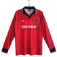 1994/1996 Manchester United SHARP - Home Retro Kit – Long Sleeve - ClassicKits433 - GovintageJersey