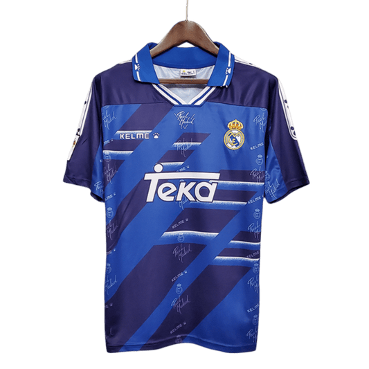 1994/1996 Real Madrid Teka Blue Away Retro Kit - ClassicKits433 - GovintageJersey