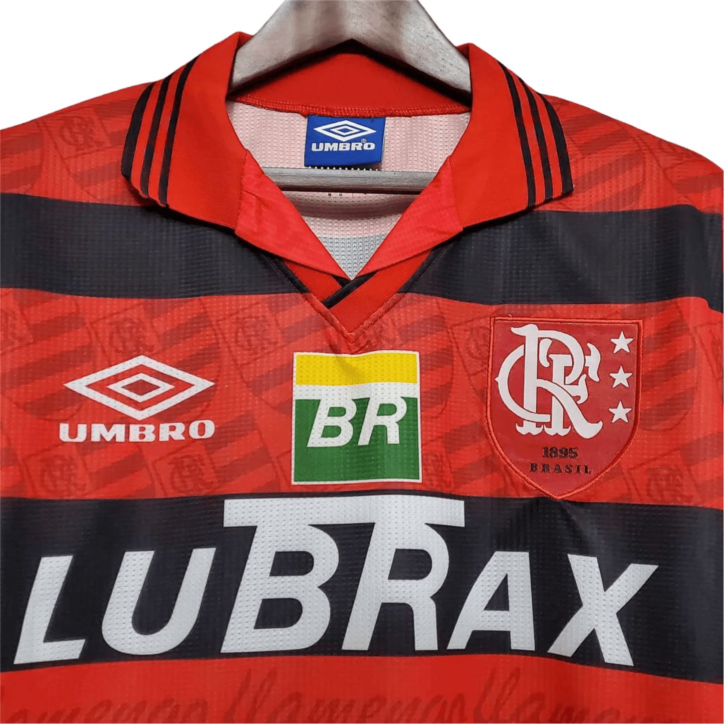 1995 Flamengo Fc LUBRAX - Home Retro Jersey - GovintageJersey