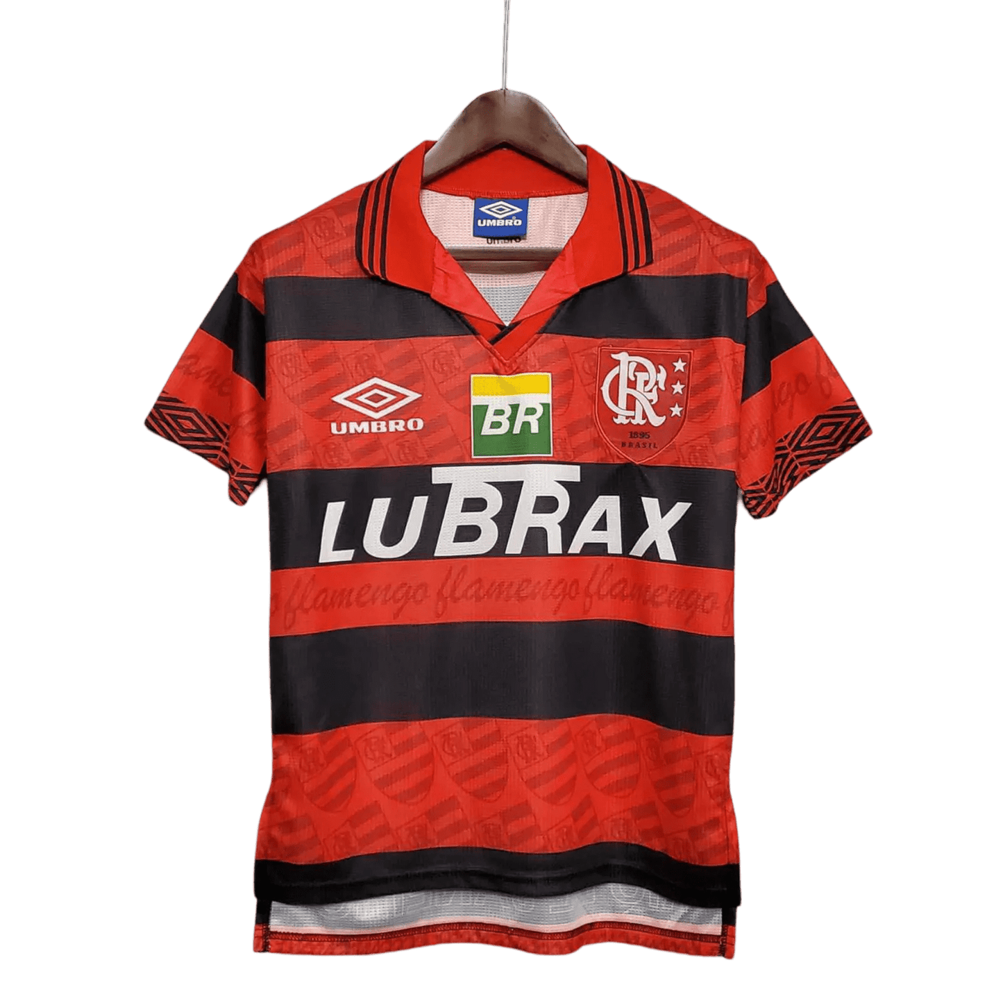 1995 Flamengo Fc LUBRAX - Home Retro Jersey - GovintageJersey