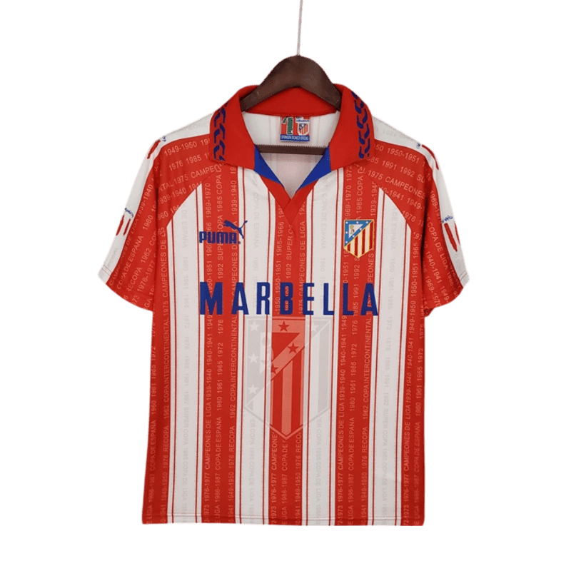 1995/1996 Atletico Madrid Marbella Home Retro Kit - ClassicKits433 - GovintageJersey