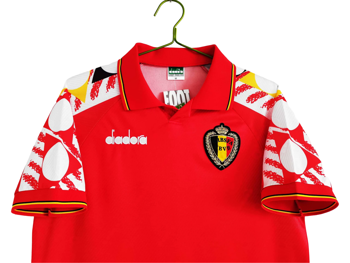 1995/1996 Belgium Home Retro Kit - ClassicKits433 - GovintageJersey