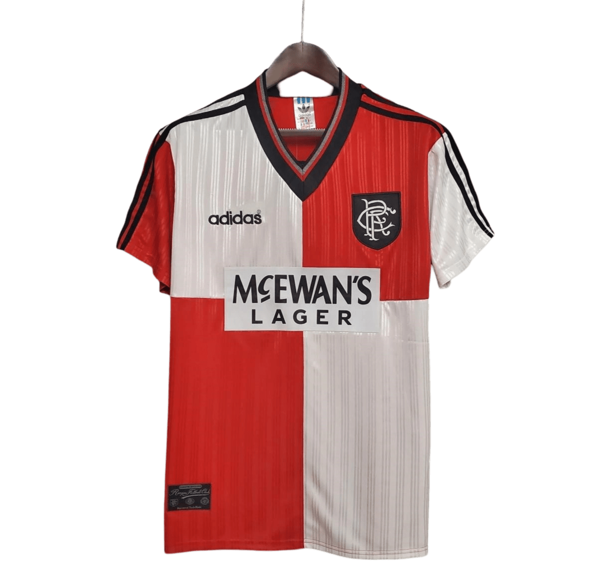 1995/1996 Glasgow Rangers McEwans Lager Away Kit - ClassicKits433 - GovintageJersey