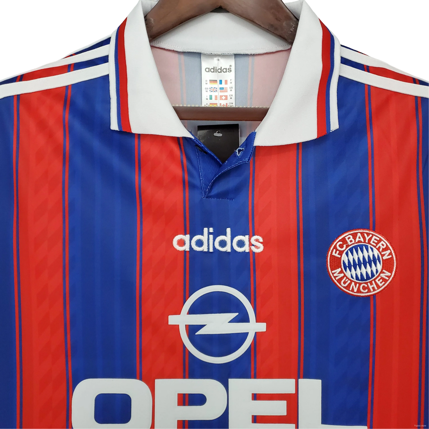 1995/1997 Bayern Munich Opel Home Retro Kit - ClassicKits433 - GovintageJersey