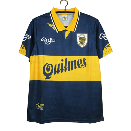 1995/1997 Boca Juniors Quilmes - Home Retro Jersey - GovintageJersey