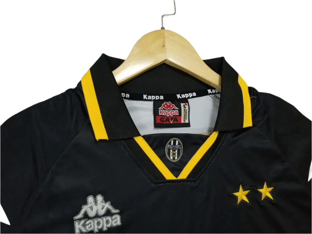 1995/1997 Juventus SONY - Away Black Retro Kit - GovintageJersey