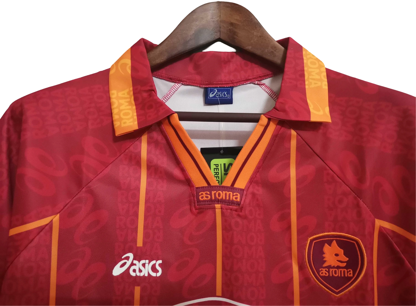 1996/1997 AS ROMA INA Assitalia ASICS Home Retro Kit - ClassicKits433 - GovintageJersey