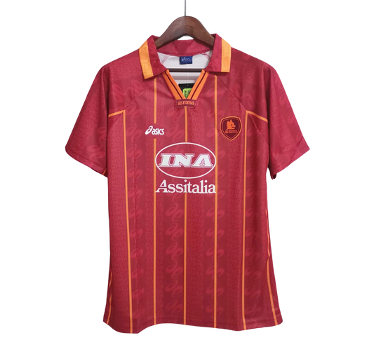 1996/1997 AS ROMA INA Assitalia ASICS Home Retro Kit - ClassicKits433 - GovintageJersey