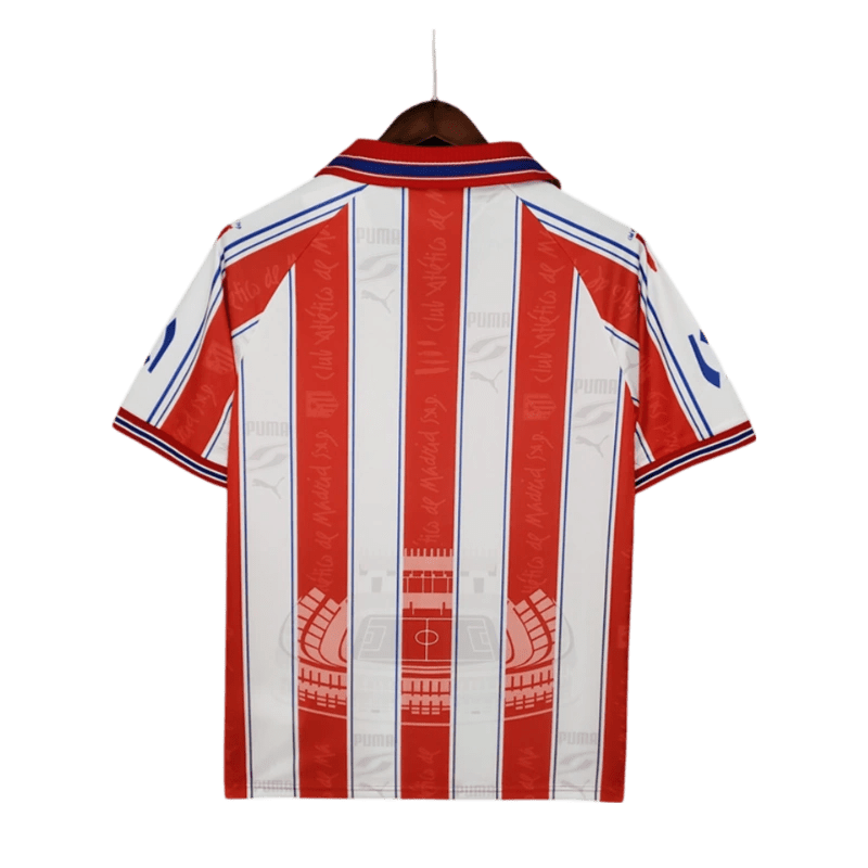 1996/1997 Atletico Madrid Bandai Home Retro Kit - ClassicKits433 - GovintageJersey