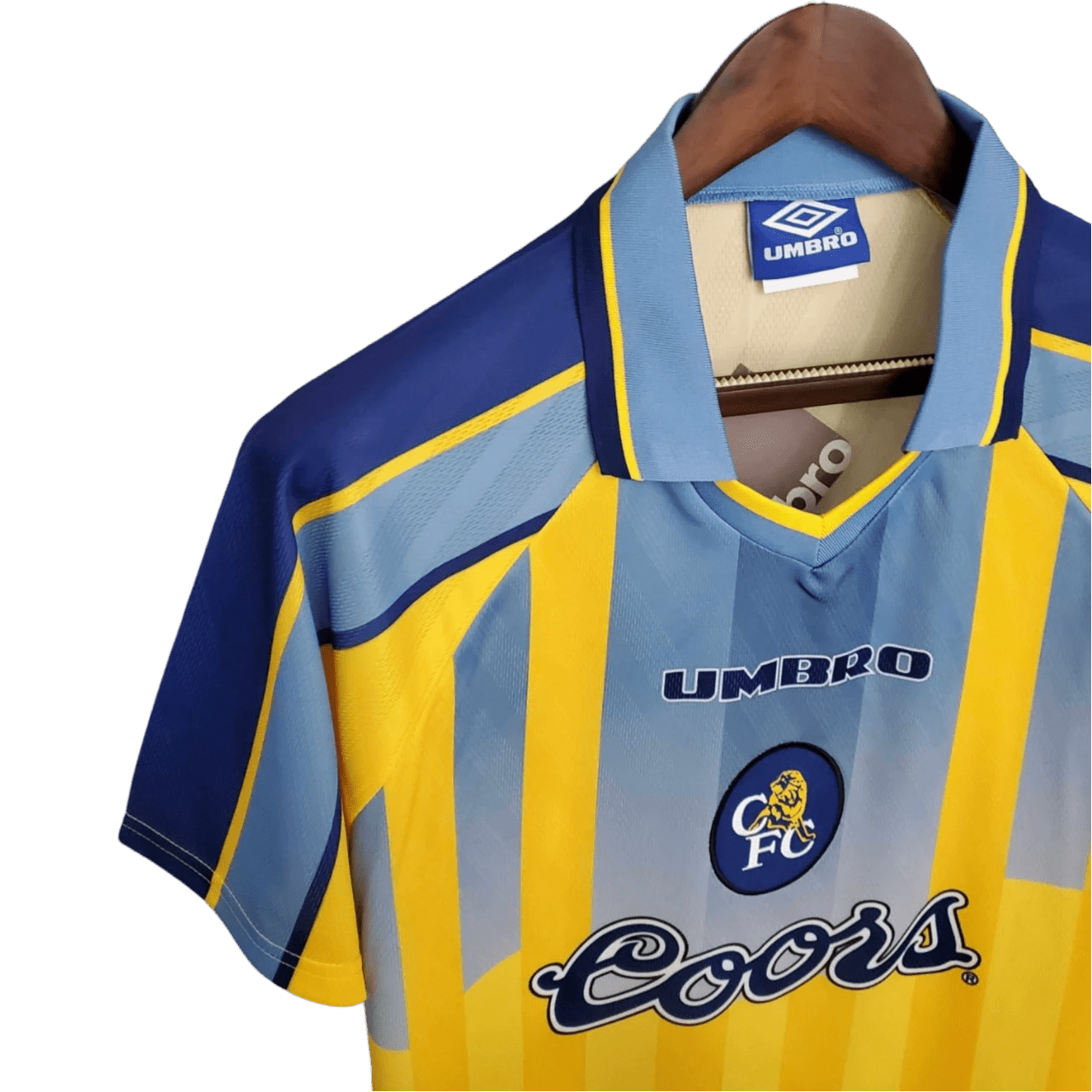 1996/1997 Chelsea Coors - Yellow Away Retro Kit - ClassicKits433 - GovintageJersey