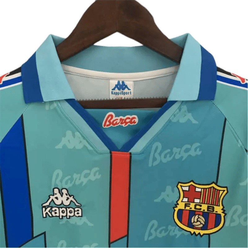 1996/1997 FC Barcelona - Away Retro Kit – Long Sleeves - ClassicKits433 - GovintageJersey