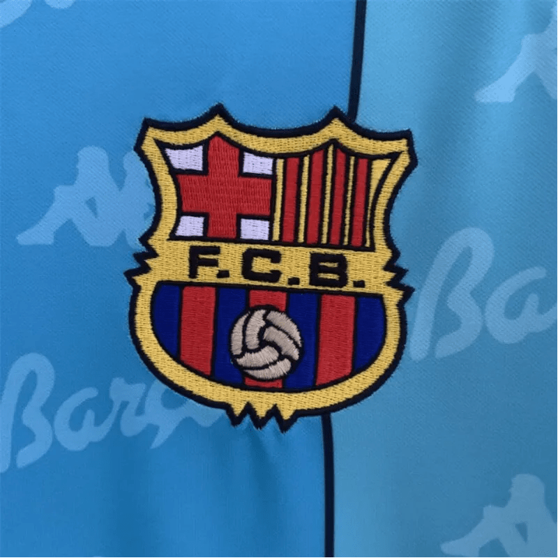 1996/1997 FC Barcelona - Away Retro Kit – Long Sleeves - ClassicKits433 - GovintageJersey