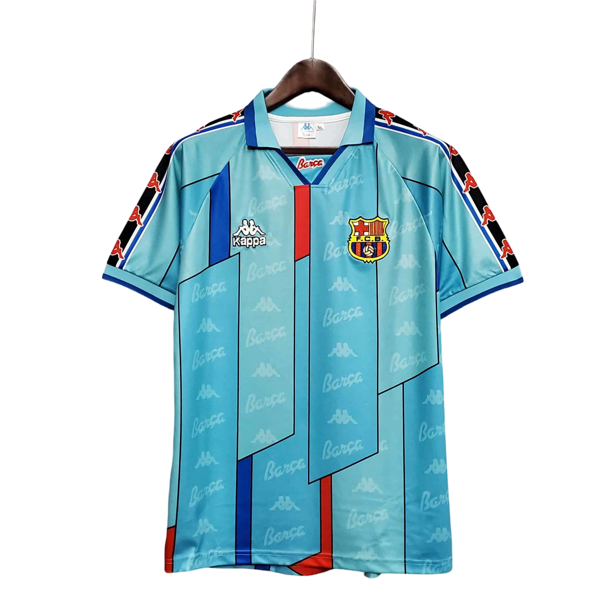 1996/1997 FC Barcelona Turquoise Retro Kit - ClassicKits433 - GovintageJersey