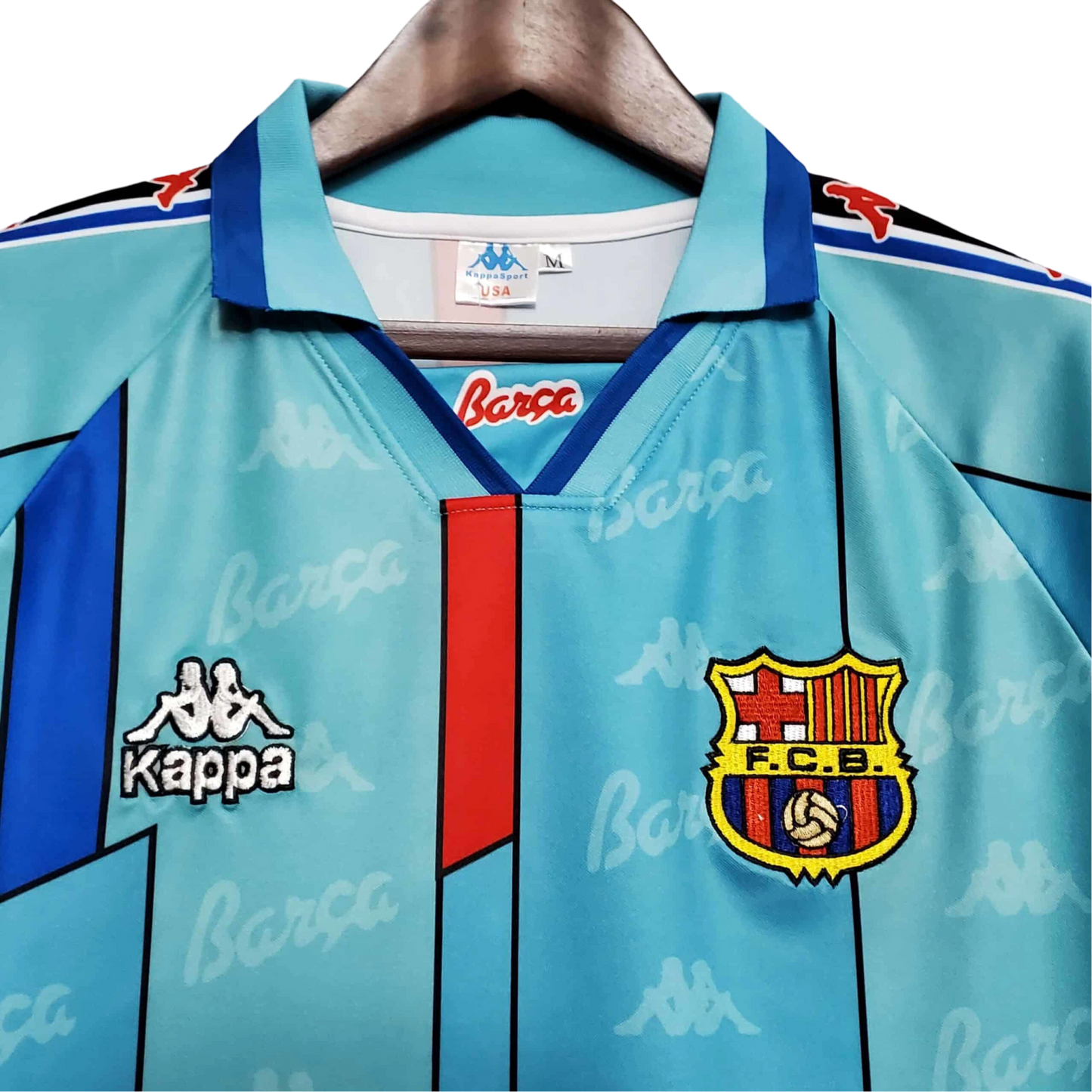 1996/1997 FC Barcelona Turquoise Retro Kit - ClassicKits433 - GovintageJersey