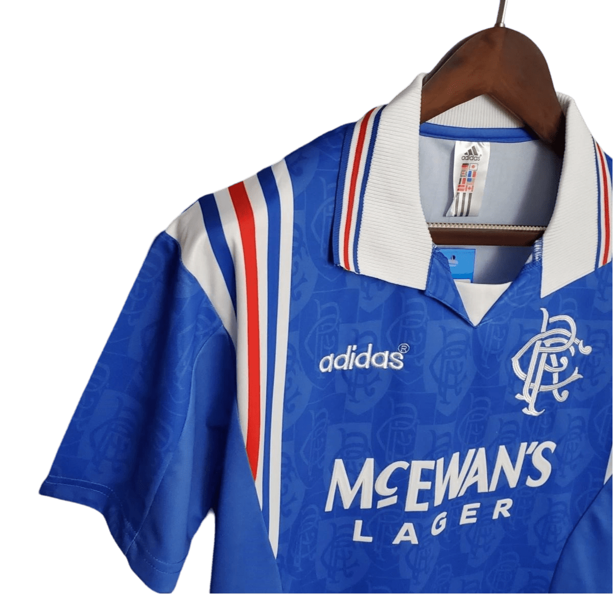 1996/1997 Glasgow Rangers McEwans Lager Home Kit - ClassicKits433 - GovintageJersey