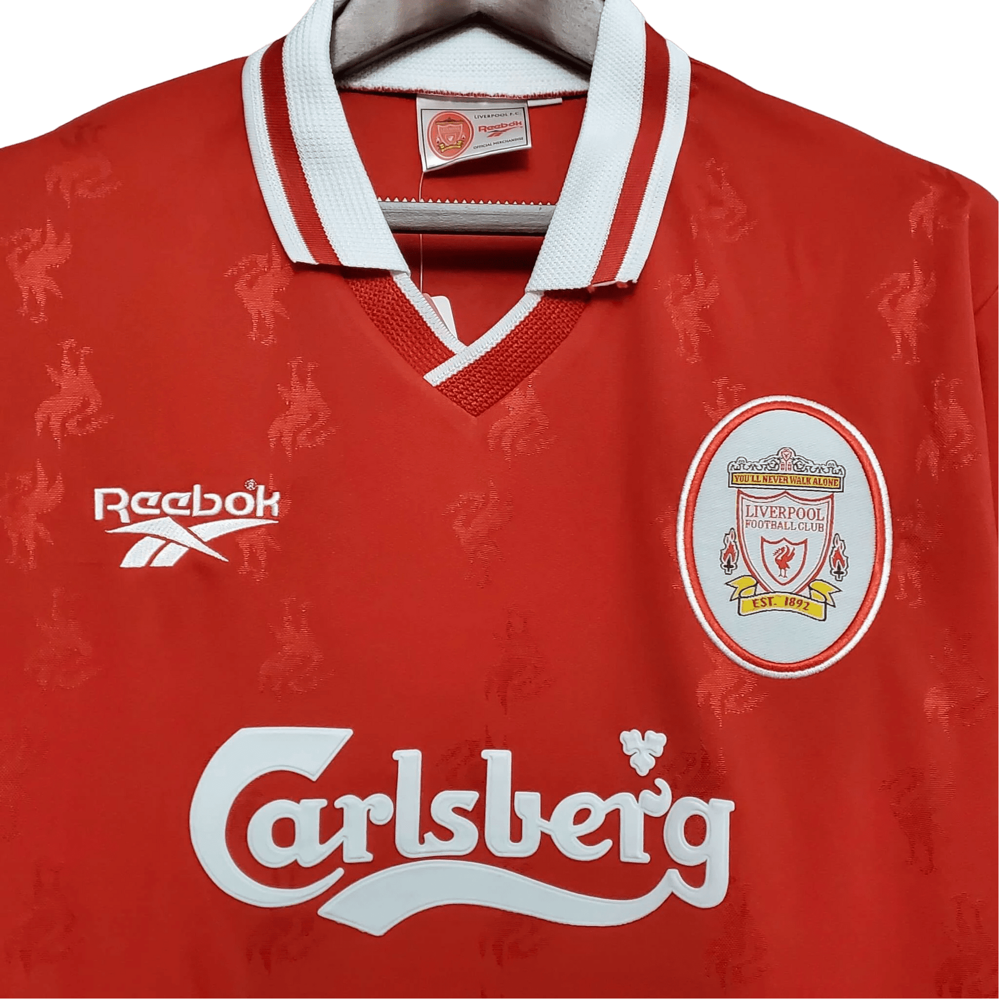 1996/1997 Liverpool Carlsberg Home Retro Kit - ClassicKits433 - GovintageJersey