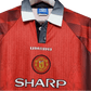 1996/1997 Manchester United SHARP Home Retro Kit - ClassicKits433 - GovintageJersey