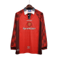 1996/1997 Manchester United SHARP - Home Retro Kit – Long Sleeves - ClassicKits433 - GovintageJersey