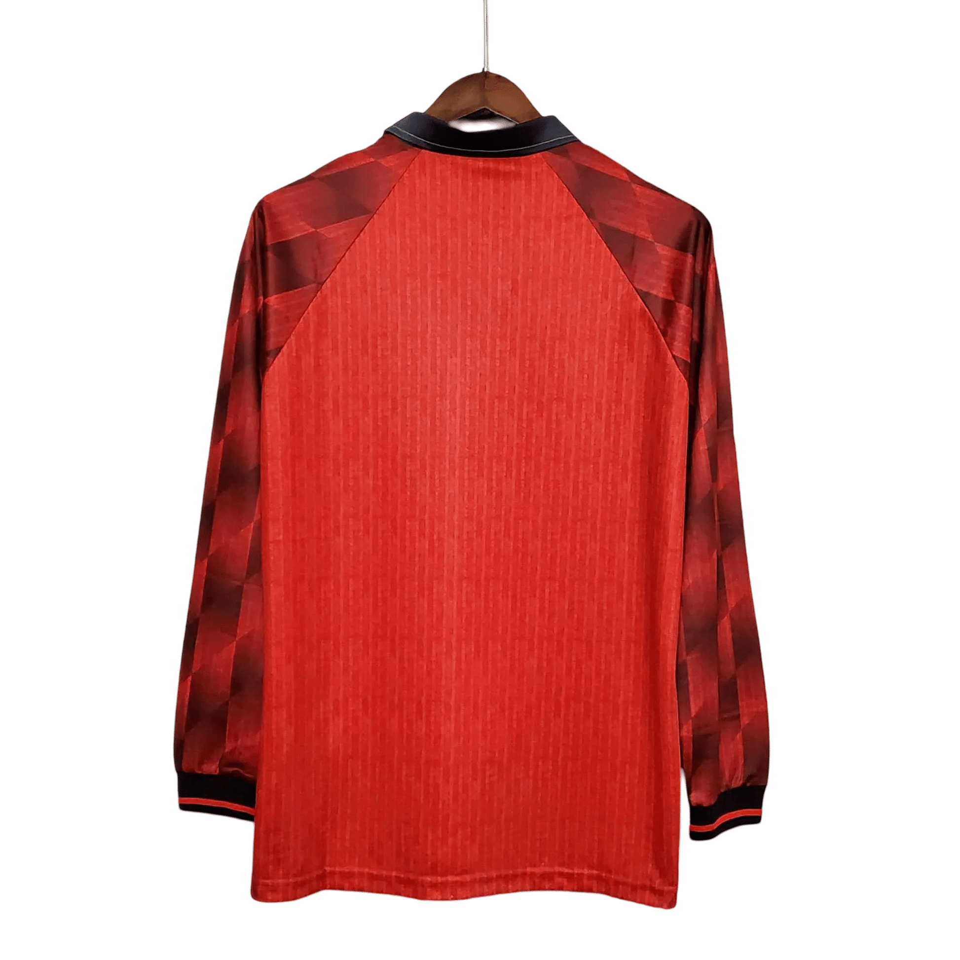 1996/1997 Manchester United SHARP - Home Retro Kit – Long Sleeves - ClassicKits433 - GovintageJersey