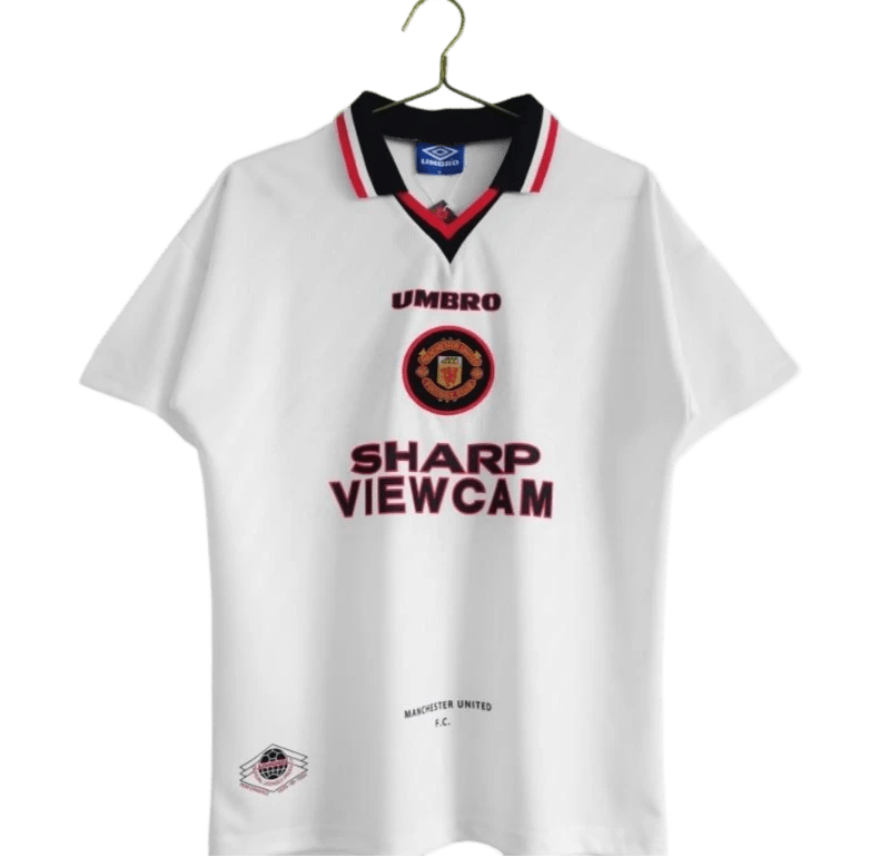 1996/1997 Manchester United SHARP VEWCAM - Away Retro Kit - ClassicKits433 - GovintageJersey