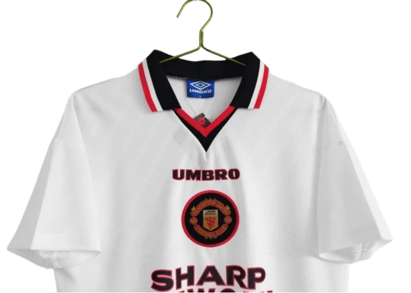 1996/1997 Manchester United SHARP VEWCAM - Away Retro Kit - ClassicKits433 - GovintageJersey