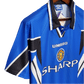 1996/1998 Manchester United SHARP - Blue Third Retro Kit - ClassicKits433 - GovintageJersey