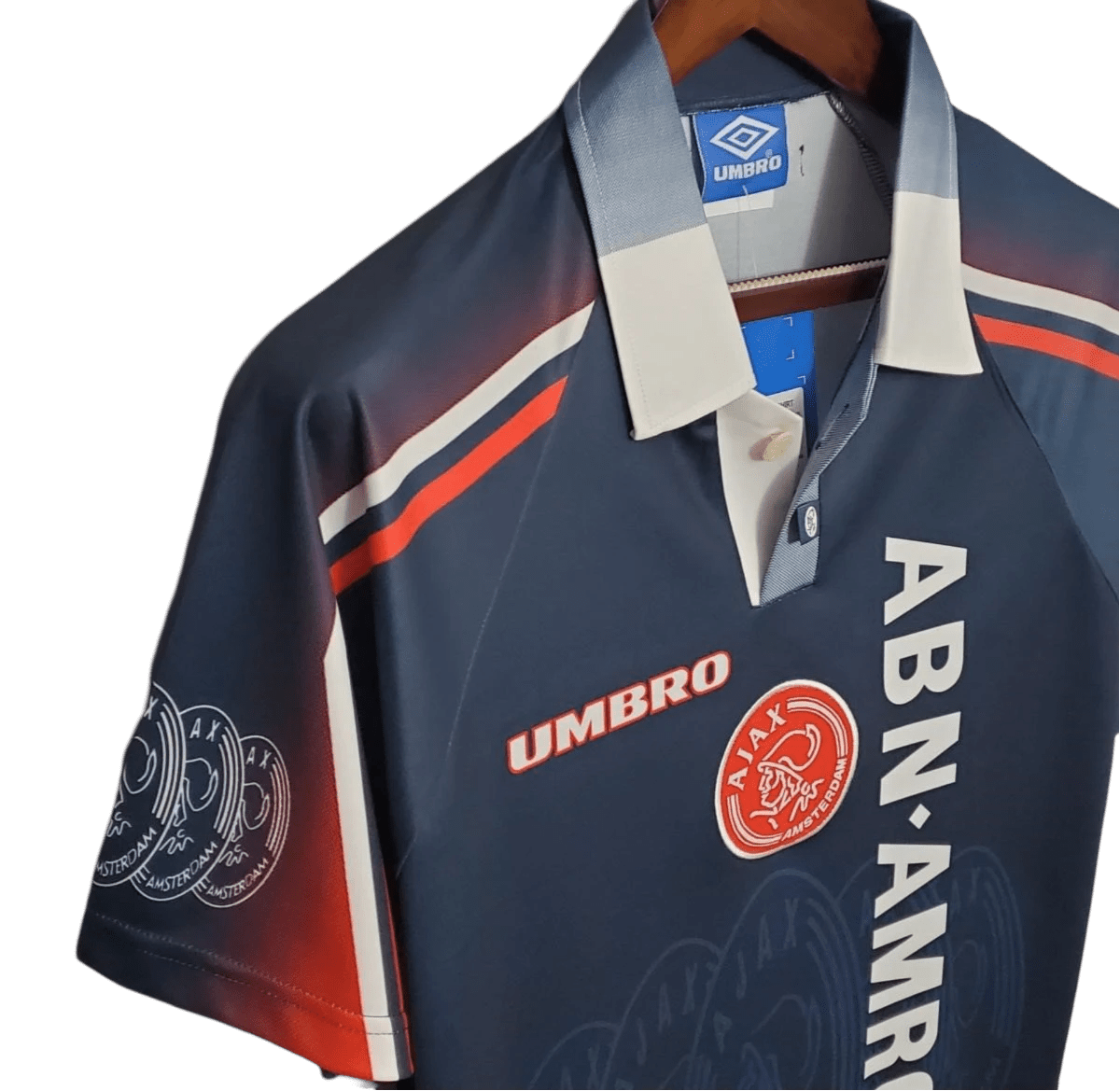 1997/1998 Ajax ABN Amro Away Retro Kit - ClassicKits433 - GovintageJersey