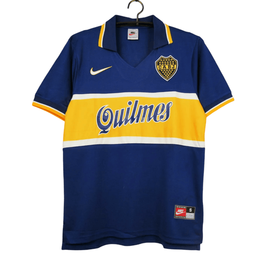 1997/1998 Boca Juniors Quilmes - Home Retro Jersey - GovintageJersey