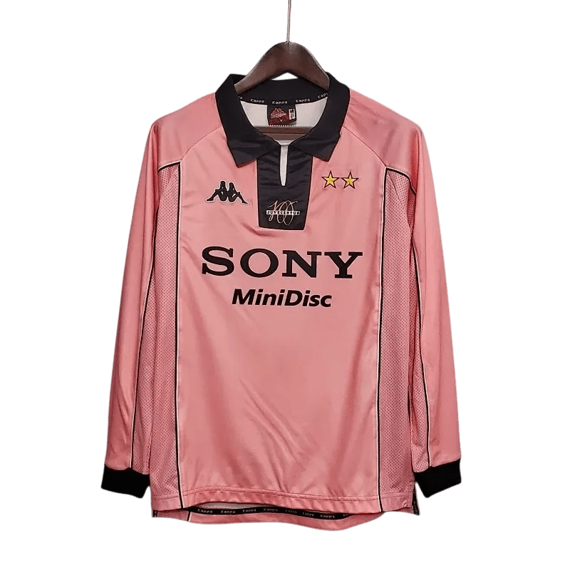 1997/1998 Juventus Away Retro Kit - SONY MiniDisc - Long Sleeves at GoVintageJersey Store