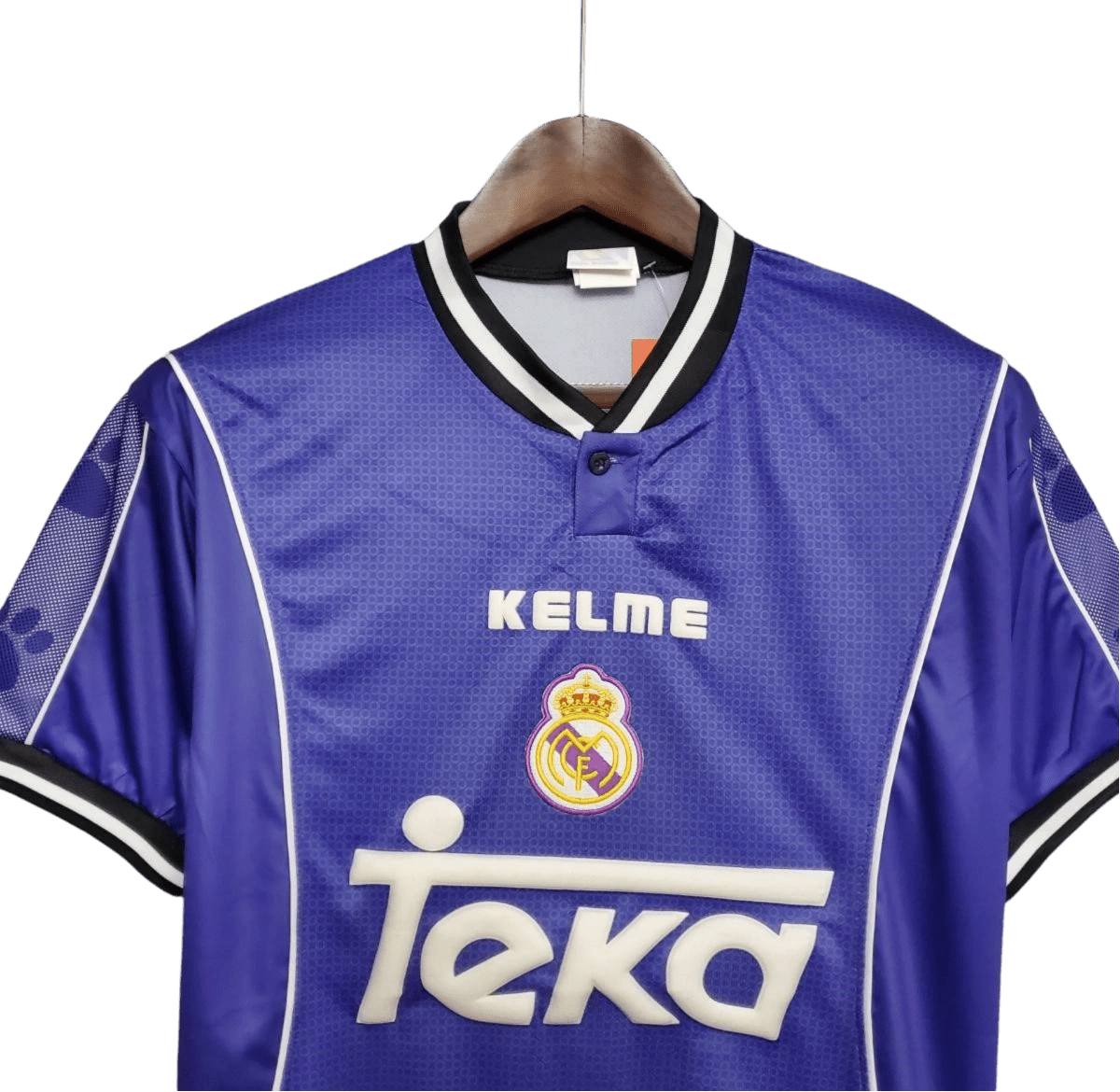 1997/1998 Real Madrid Teka Blue Away Retro Kit - ClassicKits433 - GovintageJersey