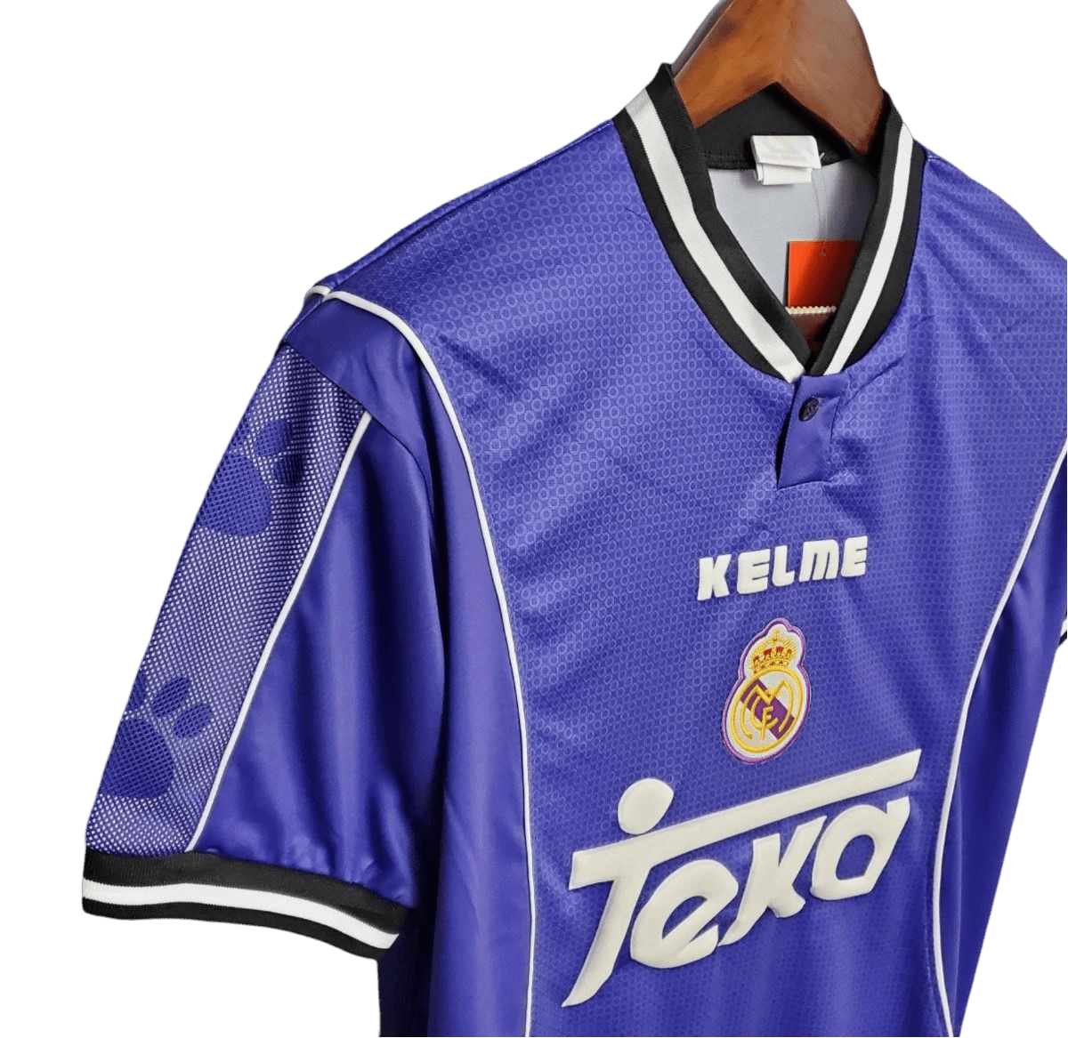 1997/1998 Real Madrid Teka Blue Away Retro Kit - ClassicKits433 - GovintageJersey