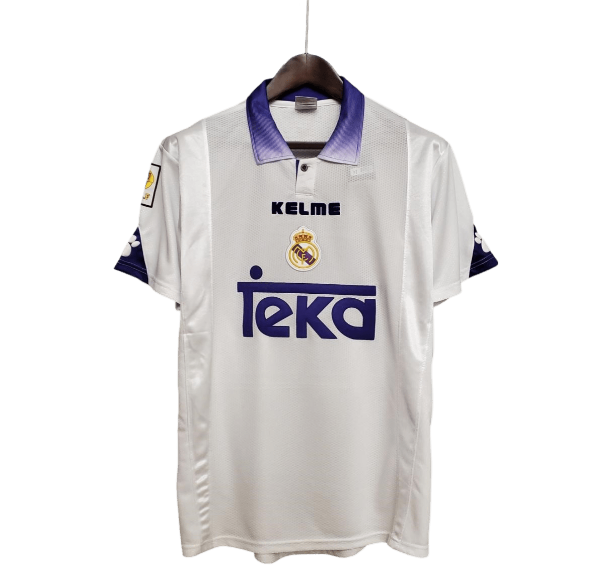 1997/1998 Real Madrid Teka White Home Retro Kit - ClassicKits433 - GovintageJersey