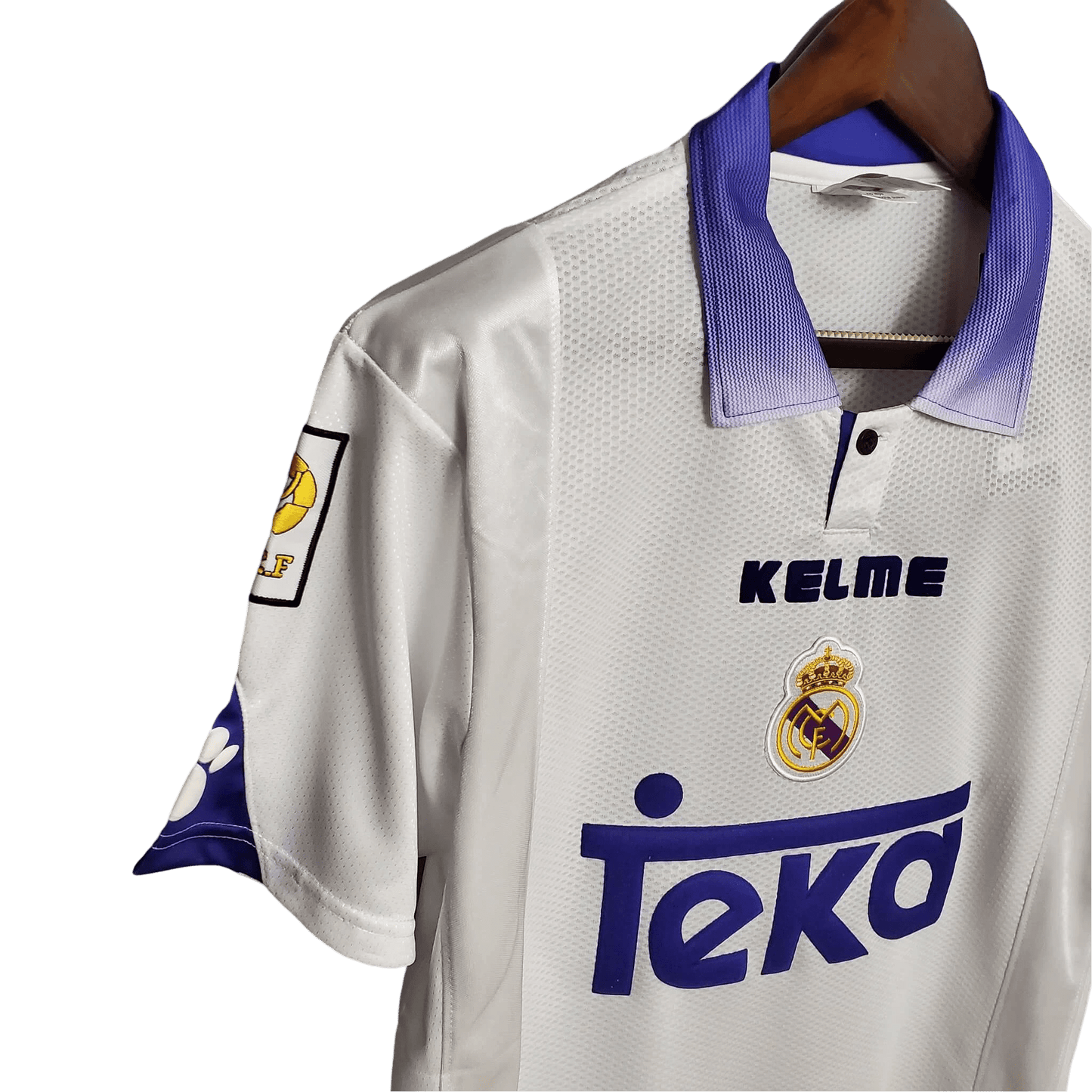 1997/1998 Real Madrid Teka White Home Retro Kit - ClassicKits433 - GovintageJersey