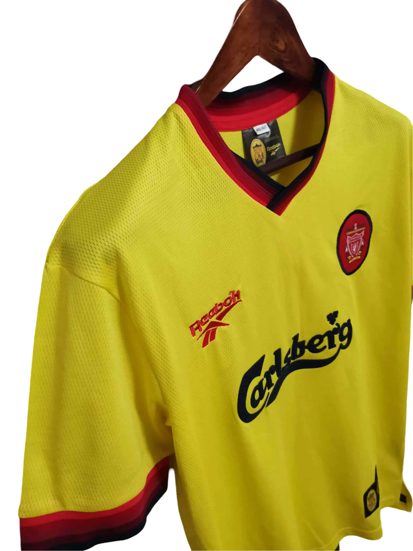 1997/1999 LiverpooI Carlsberg - Yellow Away Retro kit - ClassicKits433 - GovintageJersey