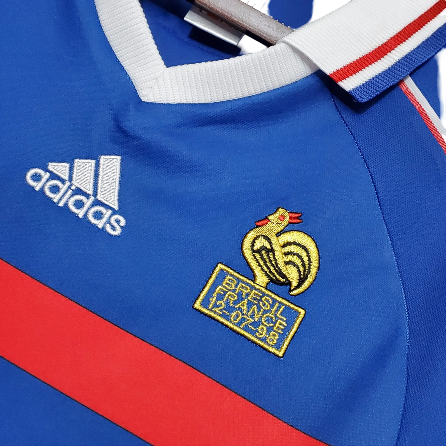 1998 France World Cup Home Retro Jersey - GovintageJersey