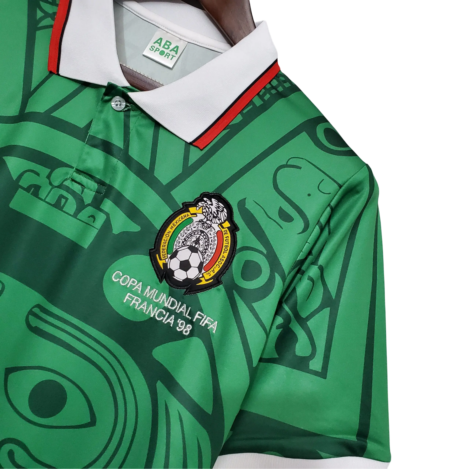 1998 Mexico World Cup Jersey Home Retro - GovintageJersey