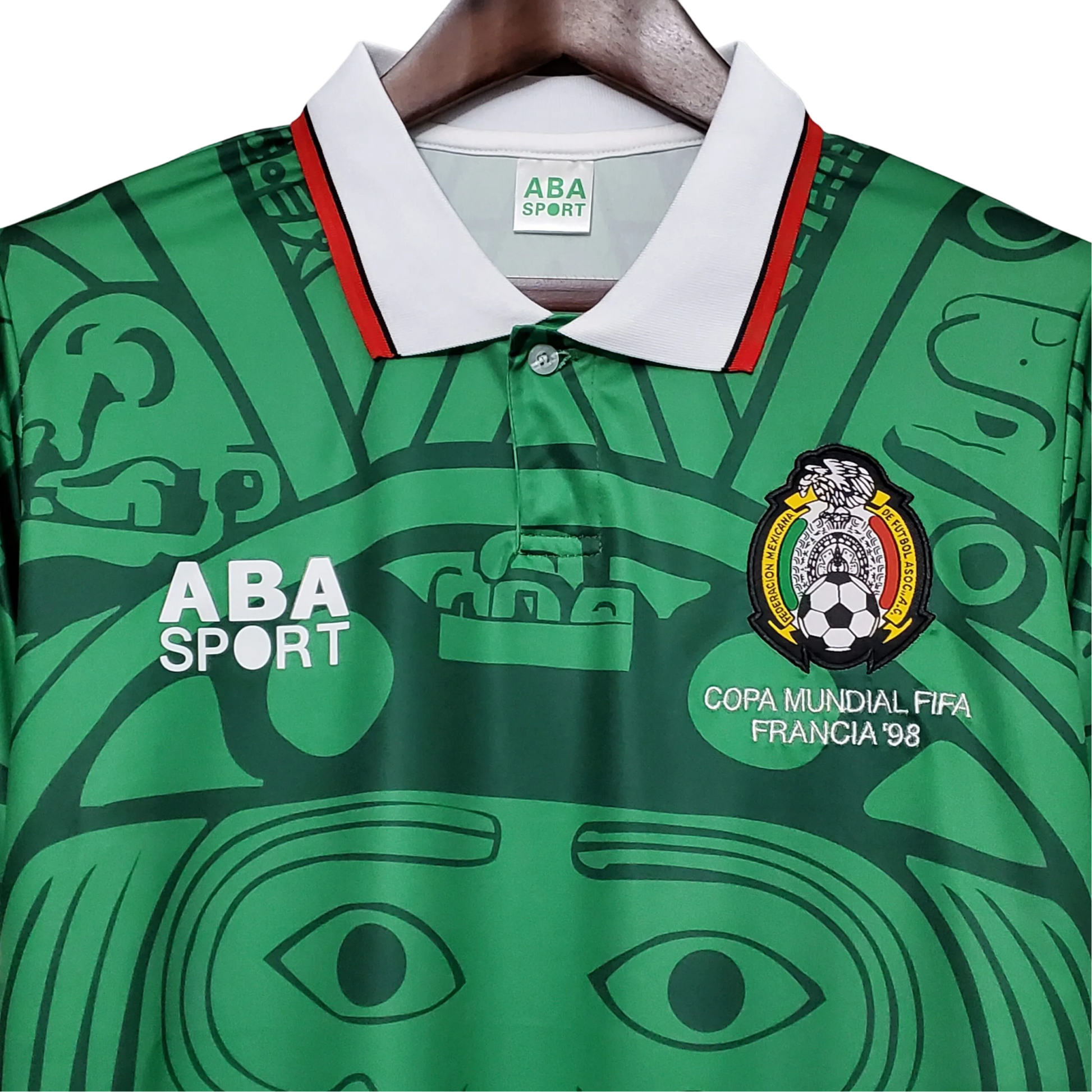 1998 Mexico World Cup Jersey Home Retro - GovintageJersey