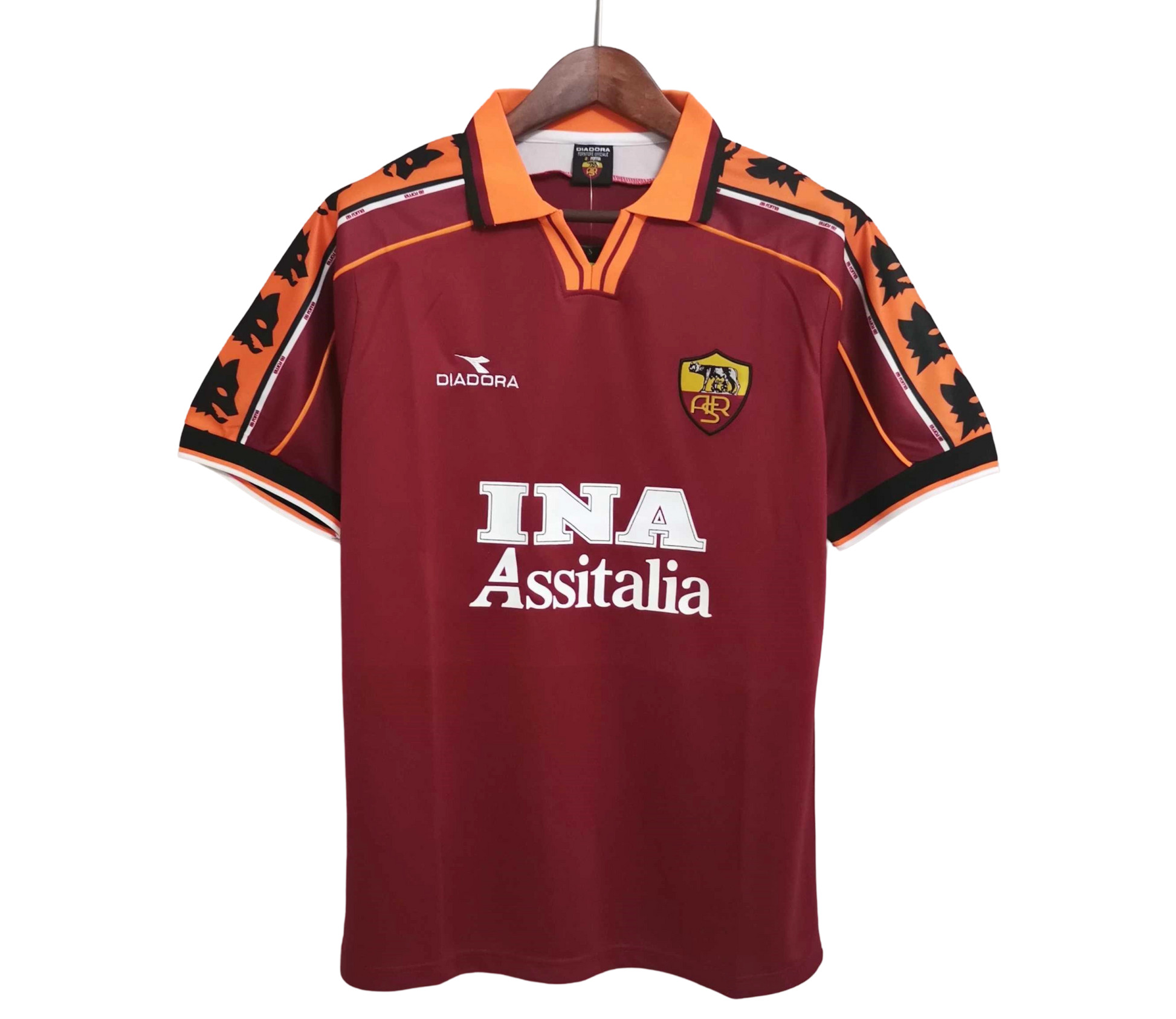 1998/1999 AS ROMA INA Assitalia Home Retro Kit - ClassicKits433 - GovintageJersey