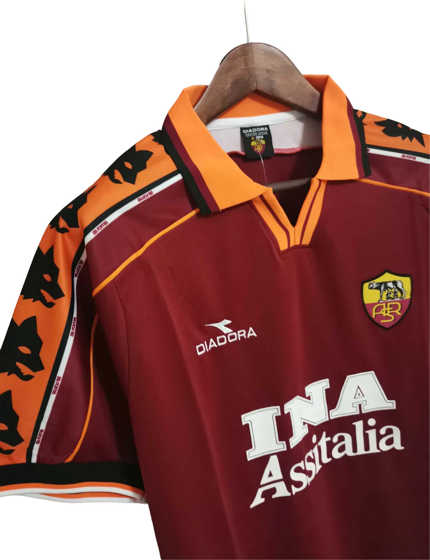 1998/1999 AS ROMA INA Assitalia Home Retro Kit - ClassicKits433 - GovintageJersey