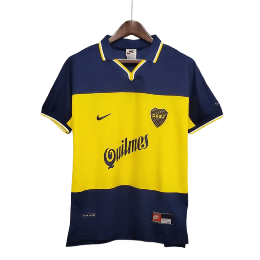 1998/1999 Boca Juniors Quilmes - Home Retro Jersey - GovintageJersey