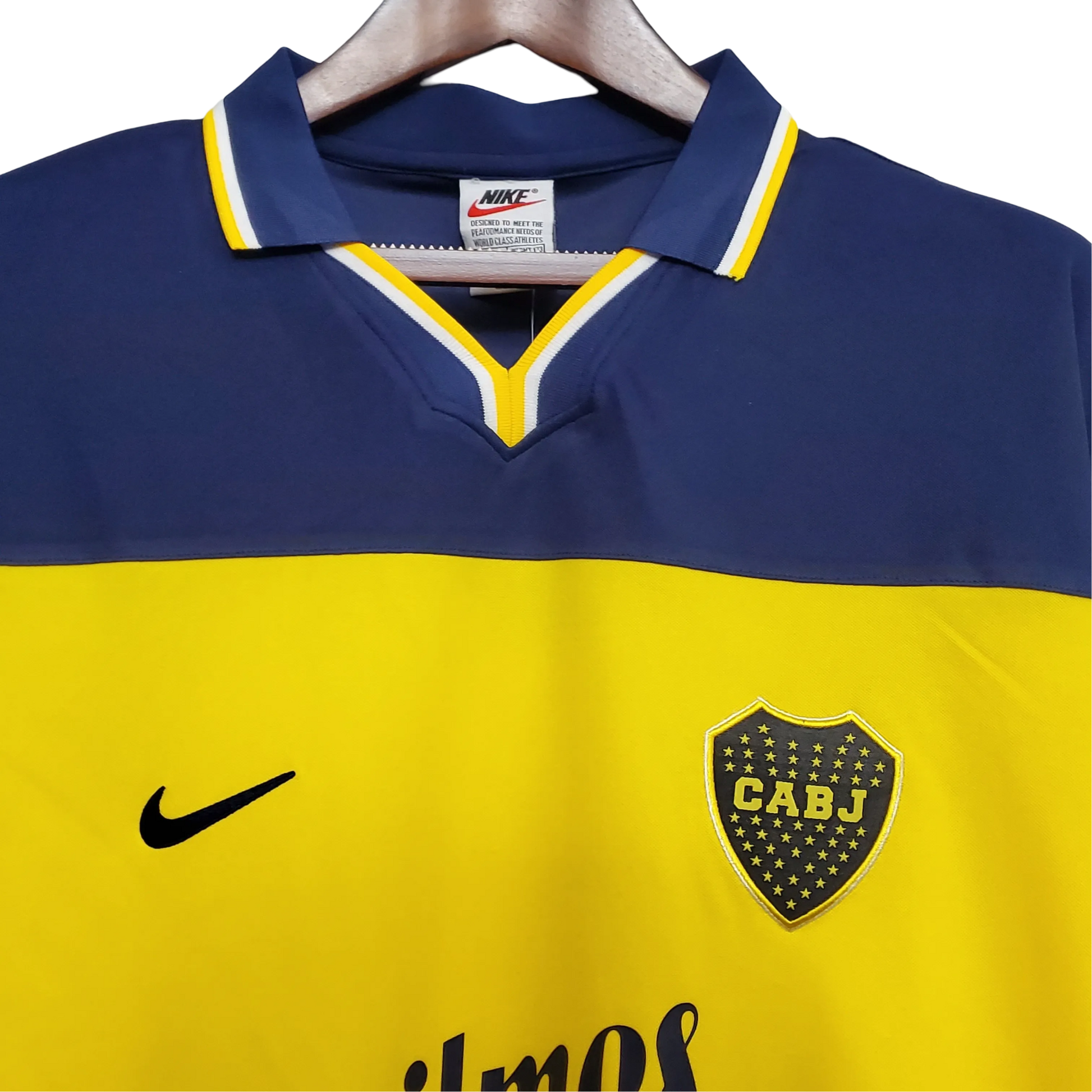 1998/1999 Boca Juniors Quilmes - Home Retro Jersey - GovintageJersey