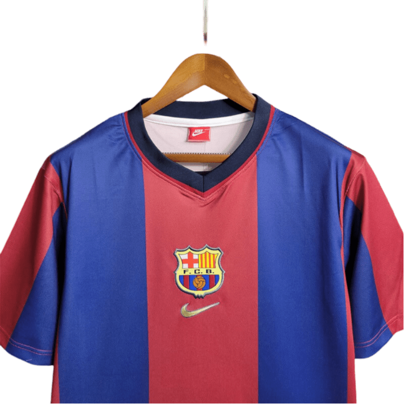 1998/1999 FC Barcelona Home Retro Kit - ClassicKits433 - GovintageJersey